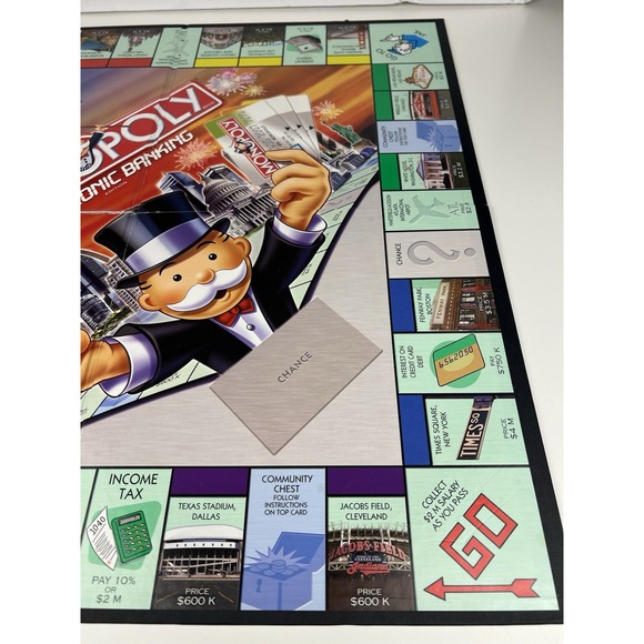Parker Brothers MONOPOLY Electronic Banking Edition Board‎ Game 07 Board/Booklet - Picture 4 of 12